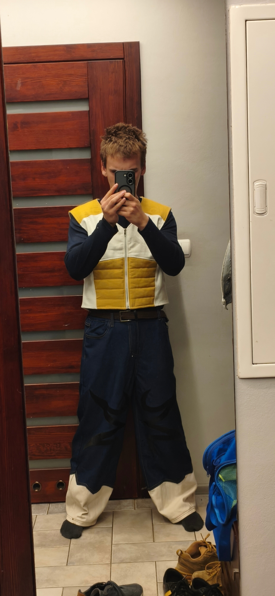 True Warrior Denim Vest view 3